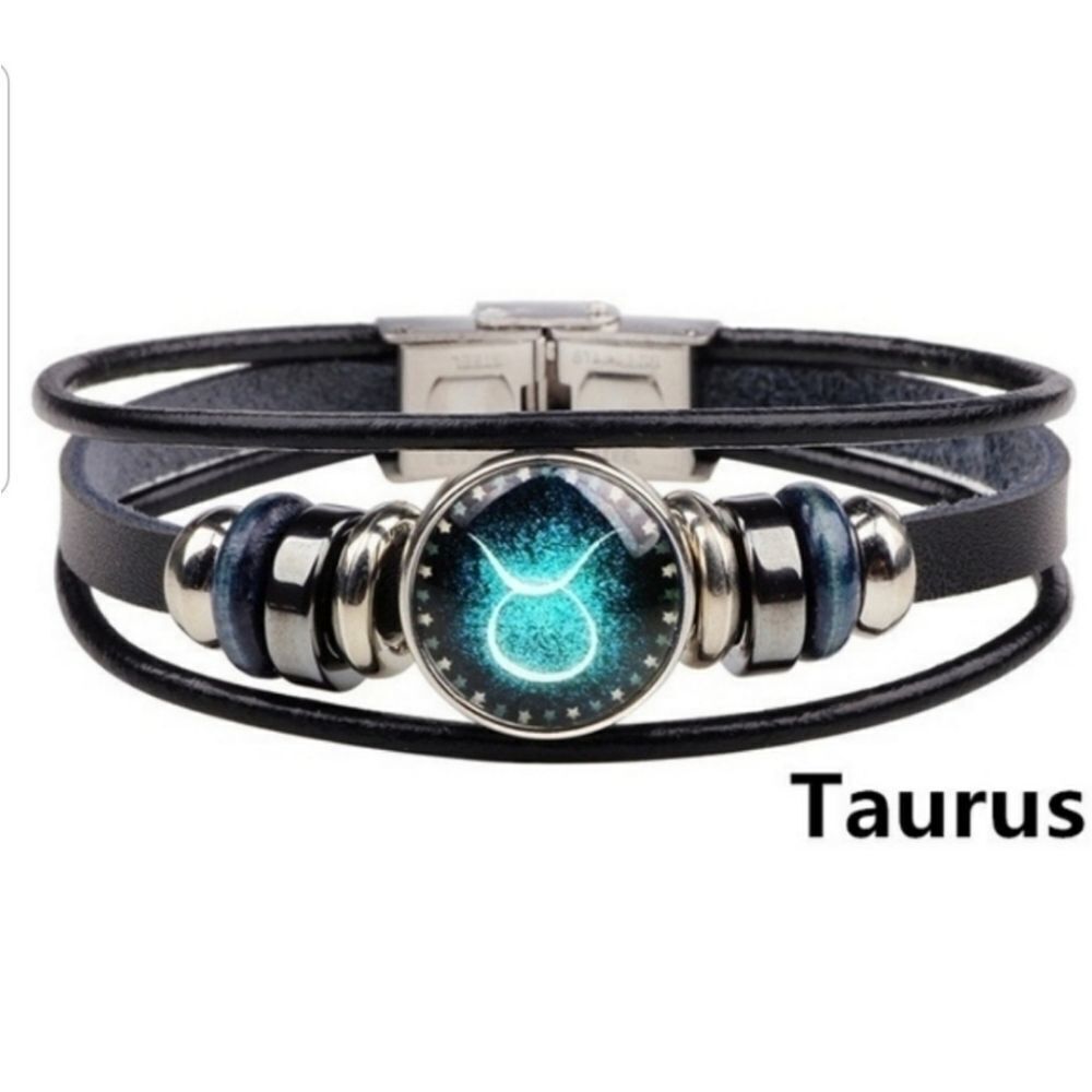 Taurus Leather Constellation Bracelets